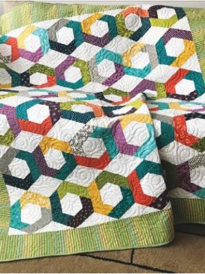 Hexies Go Round pattern by Jean Ann Wright