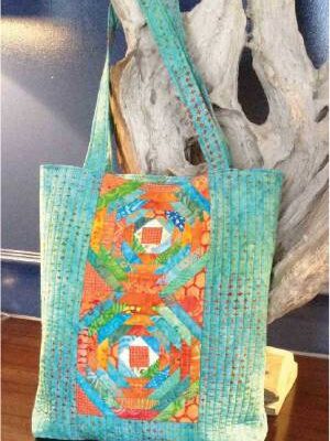 Tropical Pineapple Tote pattern by Jean Ann Wright